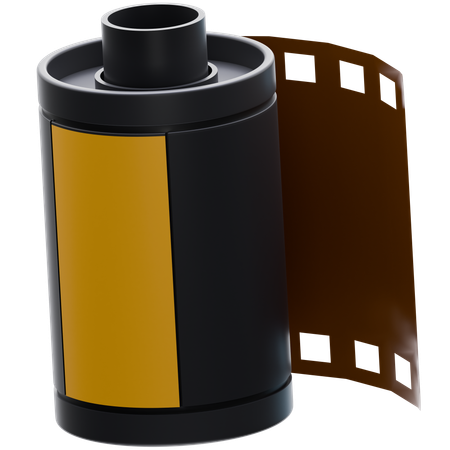 Película negativa  3D Icon