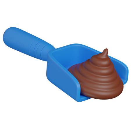 Cuillère à caca  3D Icon