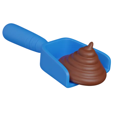 Cuillère à caca  3D Icon