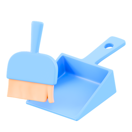 Pelle à poussière  3D Icon