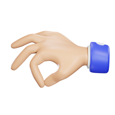 Pellizcarse la mano  3D Icon