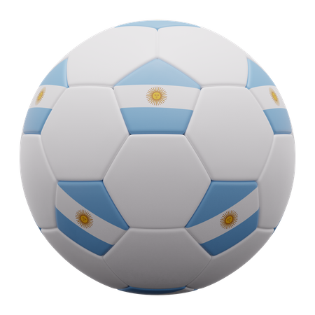 Pelota argentina  3D Icon