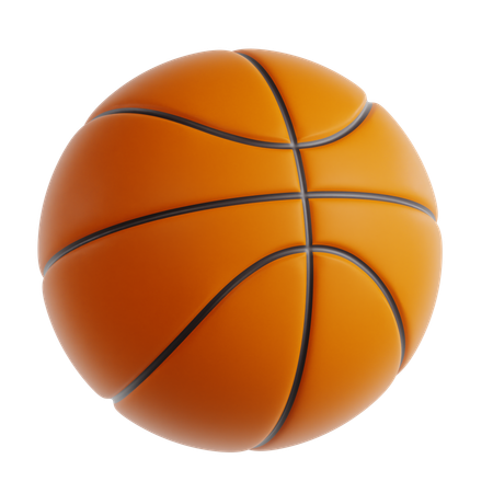 Pelota de baloncesto  3D Icon