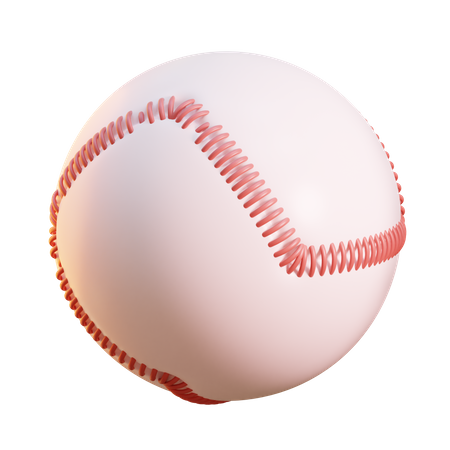 Pelota de beisbol  3D Icon