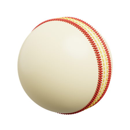 Pelota de cricket  3D Icon