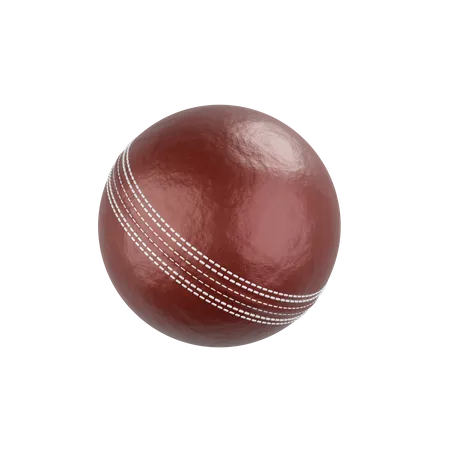 Pelota de cricket  3D Illustration