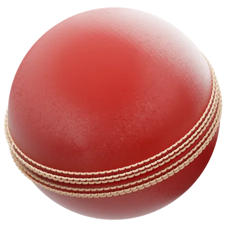 Pelota de cricket  3D Icon