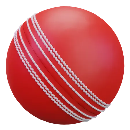 Pelota de cricket  3D Icon