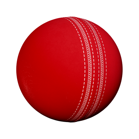 Pelota de cricket  3D Icon