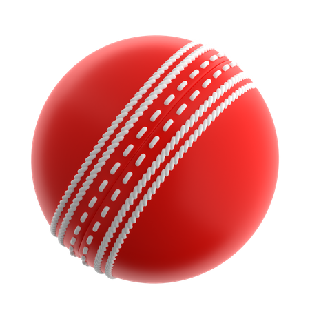 Pelota de cricket  3D Icon