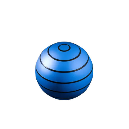 Pelota de fitness  3D Icon