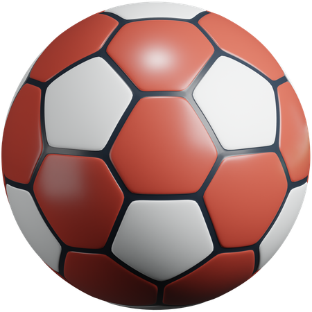 Pelota de fútbol  3D Icon