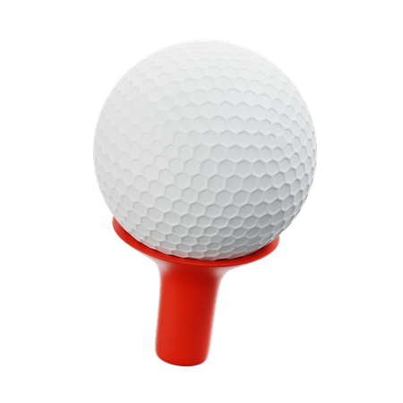 Pelota de golf  3D Icon