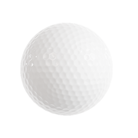 Pelota de golf  3D Icon