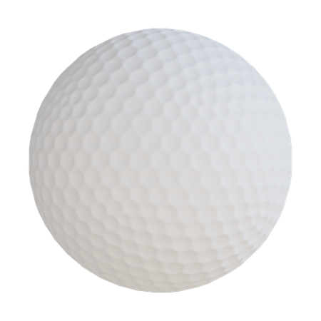 Pelota de golf  3D Icon