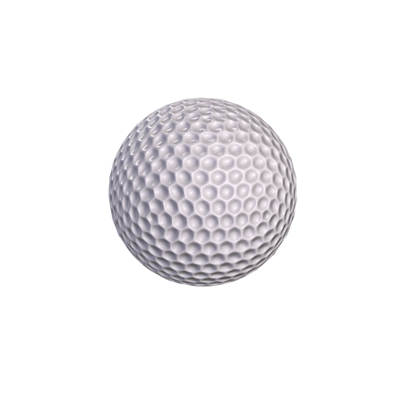 Pelota de golf  3D Icon