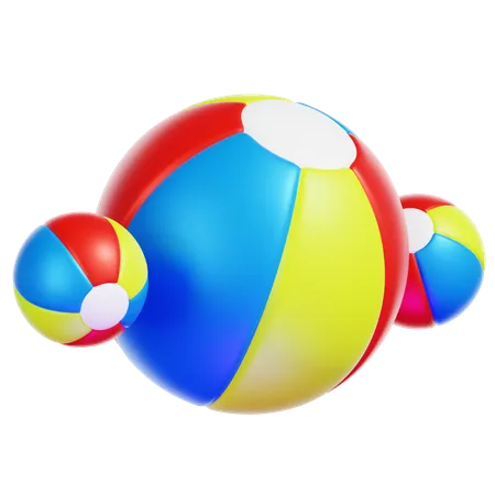 PELOTA DE GOMA PARA NIÑOS  3D Icon