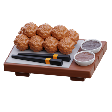 Baile de karaage  3D Icon