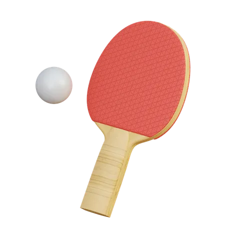 Pelota de ping pong  3D Icon