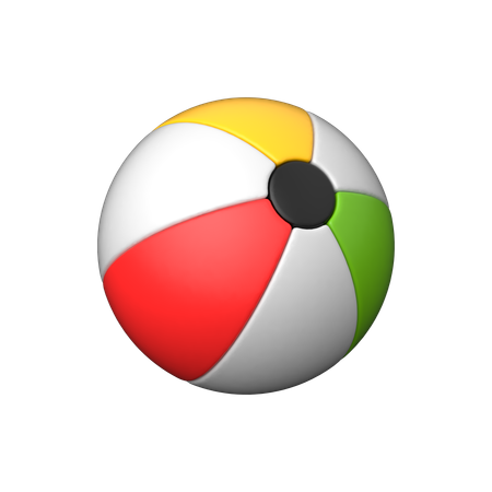 Pelota de playa  3D Icon