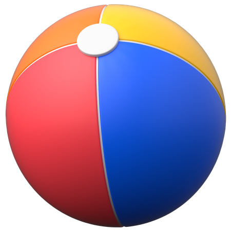 Pelota de playa  3D Icon