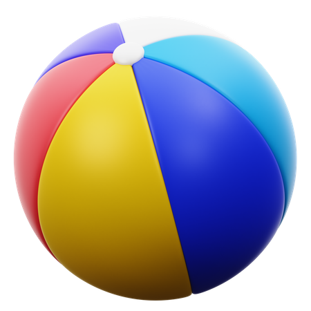 Pelota de playa  3D Icon