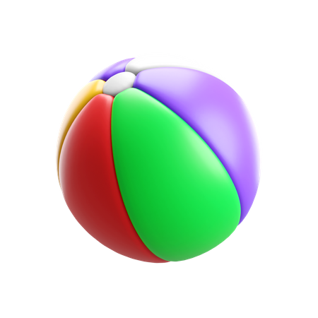 Pelota de playa  3D Icon