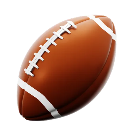 Pelota de rugby  3D Icon