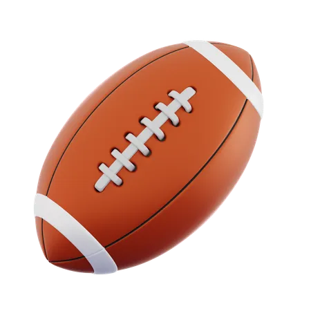 Pelota de rugby  3D Icon