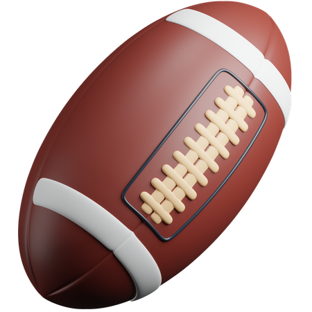 Pelota de rugby  3D Icon