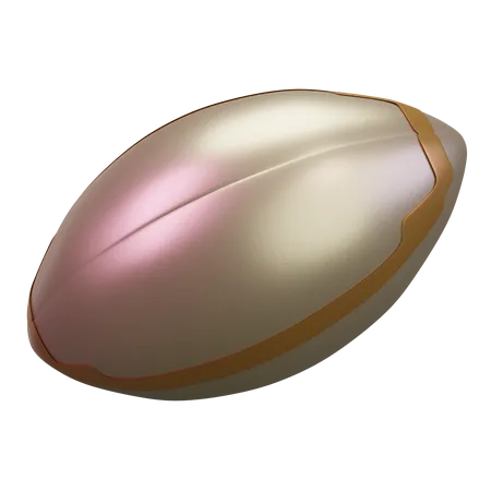 Pelota de rugby  3D Icon