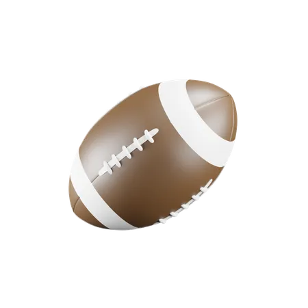 Pelota de rugby  3D Icon