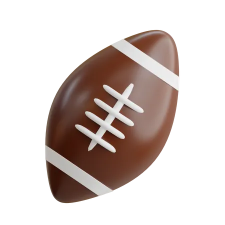 Pelota de rugby  3D Icon