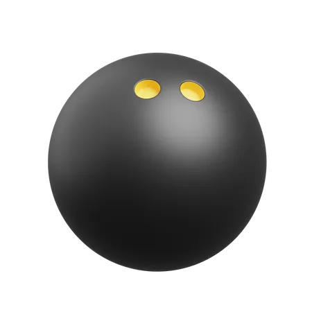 Pelota de squash  3D Icon