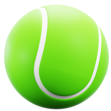 Pelota de tenis  3D Icon