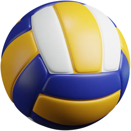 Pelota de voleibol  3D Icon