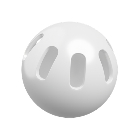 Bola wiffle  3D Icon