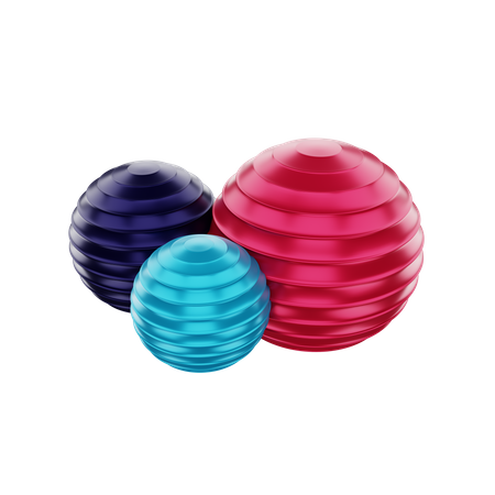 Pelota de pilates  3D Illustration