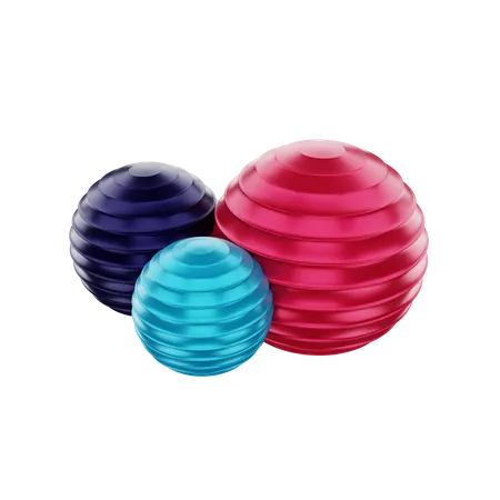 Pelota de pilates  3D Illustration