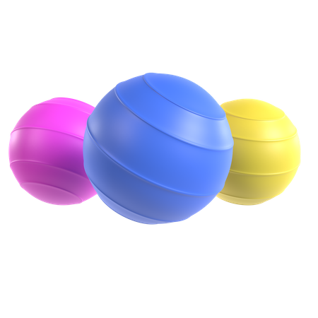 Pelota de pilates  3D Icon