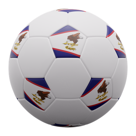 Pelota de Samoa Americana  3D Icon