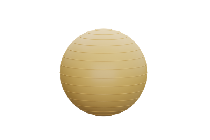 Pelota de yoga  3D Icon