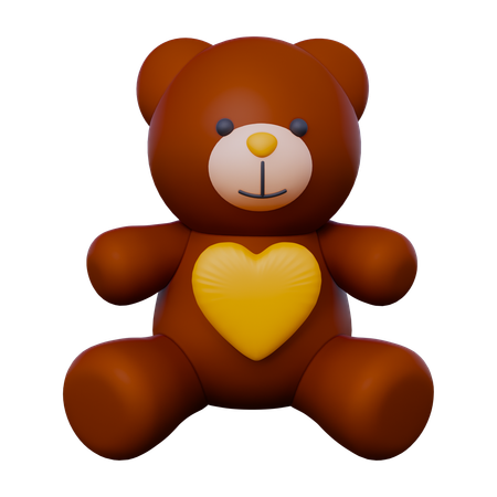 Jouet ours en peluche  3D Icon