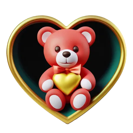 Peluche de san valentin  3D Icon