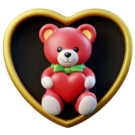 Peluche de san valentin  3D Icon