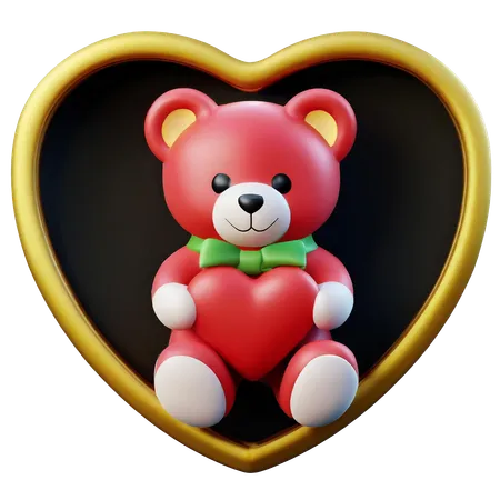 Peluche de san valentin  3D Icon