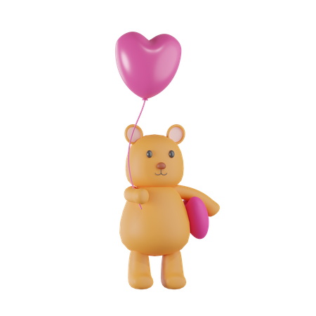 Peluche de san valentin  3D Icon