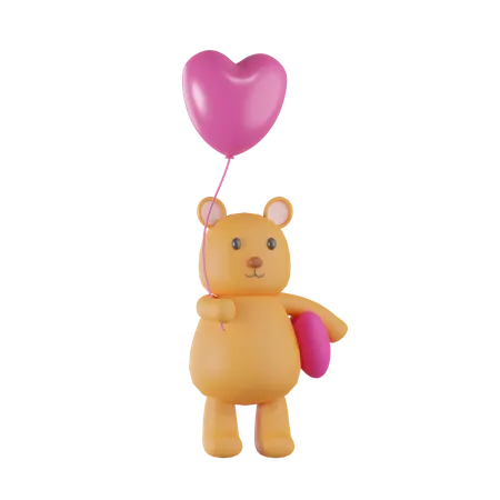 Peluche de san valentin  3D Icon