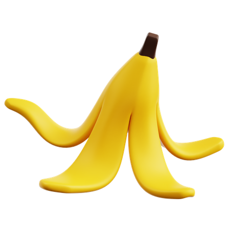 Pelure de banane  3D Icon