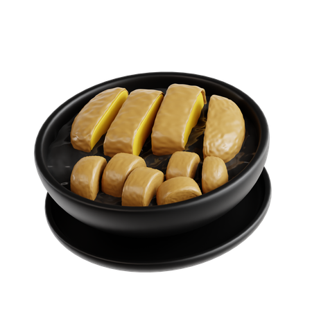 Pempek  3D Icon